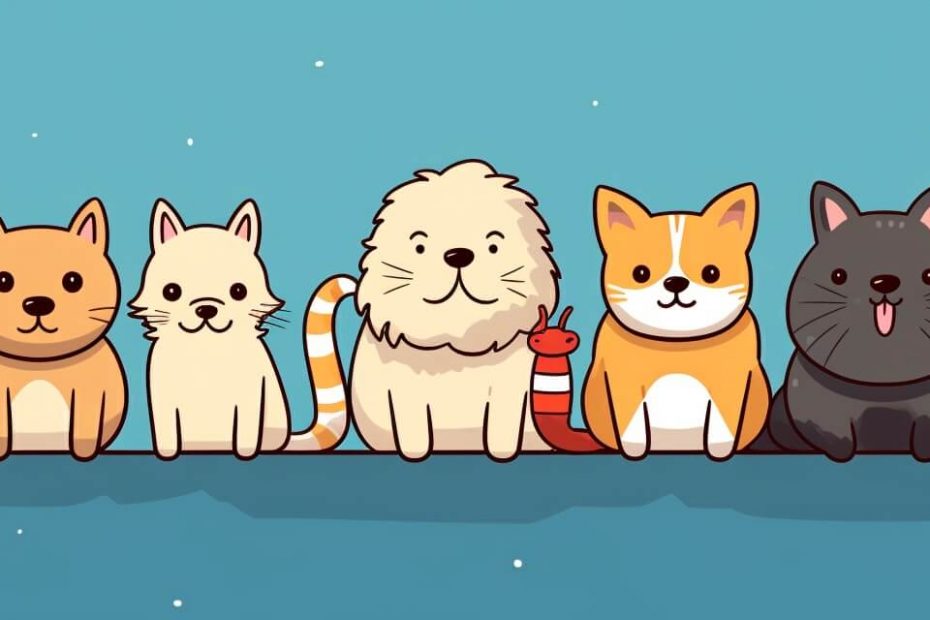 Blog banner showing various pets